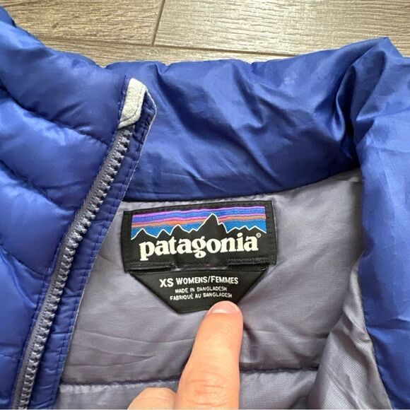 Patagonia Jacket Women XS Outdoor Nano Puff Down Filled Full Zip Goose - Picture 6 of 13